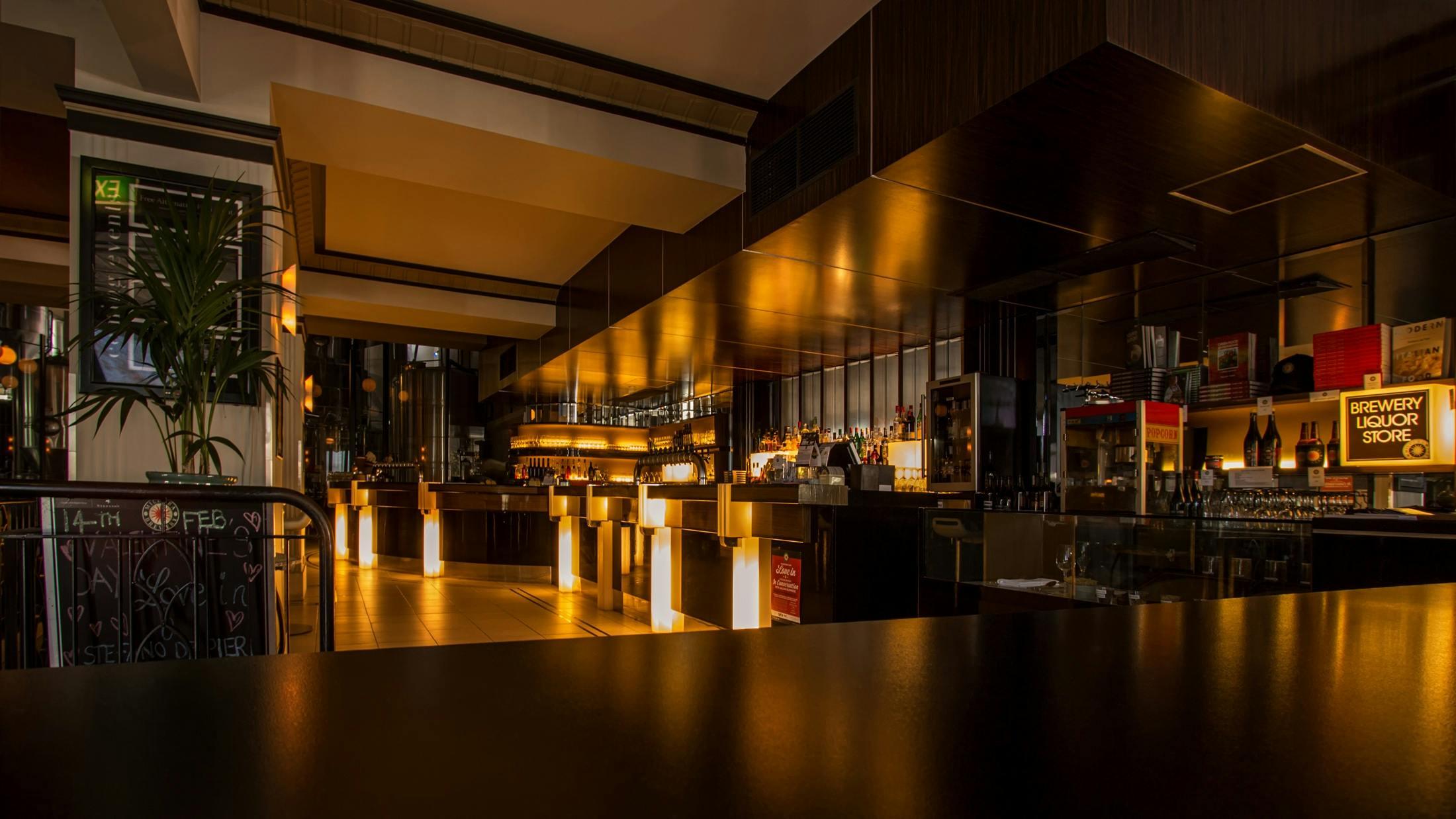 Restaurant valet parking area
