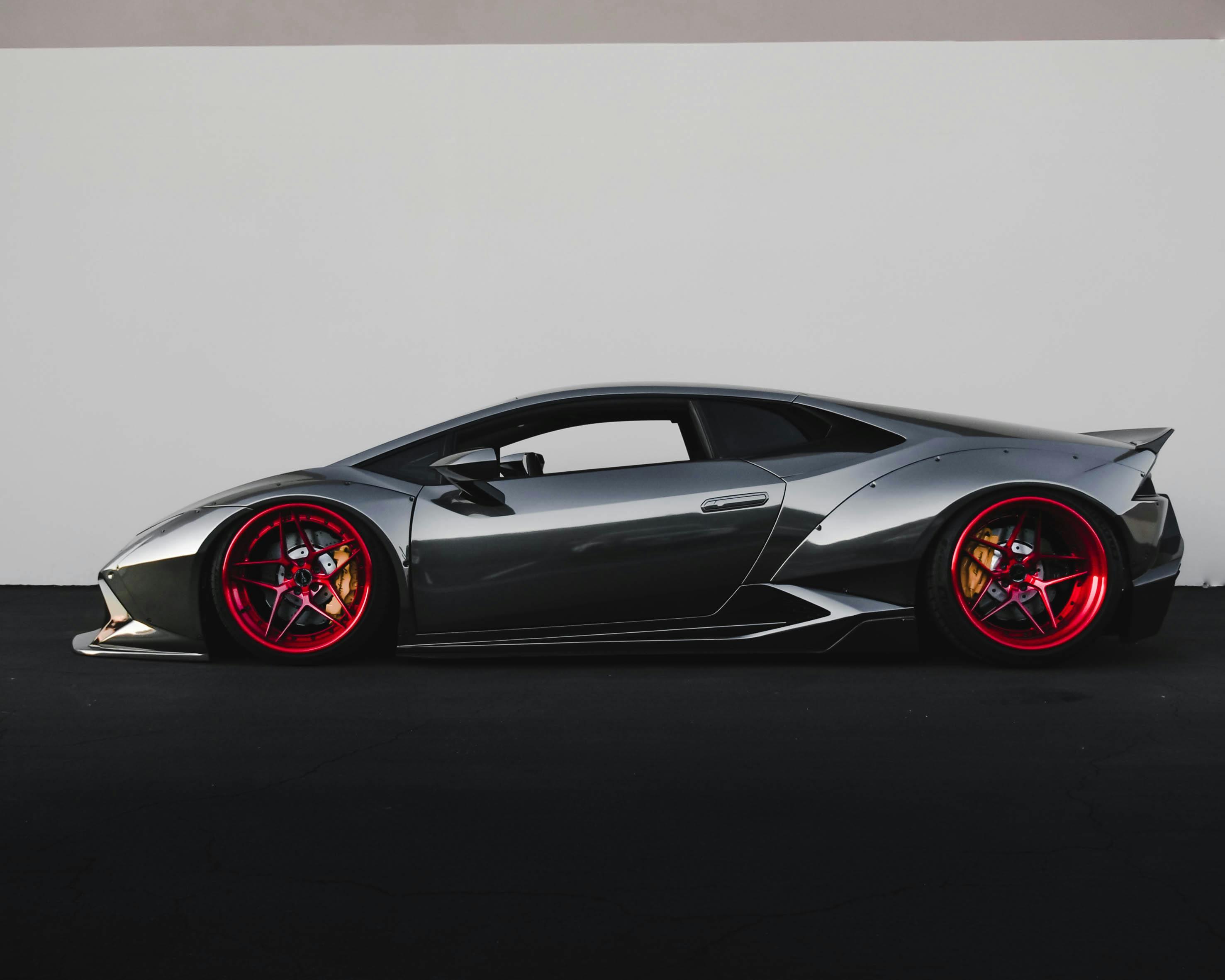 Luxury vehicles at upscale event